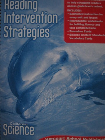 (image for) California Science 2 Reading Intervention Strategies (Spiral)
