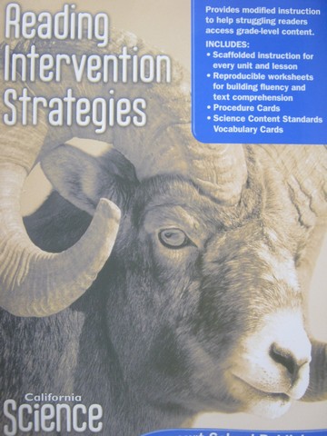 (image for) California Science 5 Reading Intervention Strategies (CA)(Spiral
