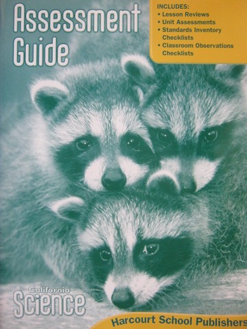 (image for) California Science K Assessment Guide (CA)(P)