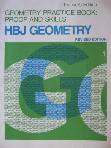 (image for) HBJ Geometry Revised Edition Geometry Practice Book TE (TE)(P)