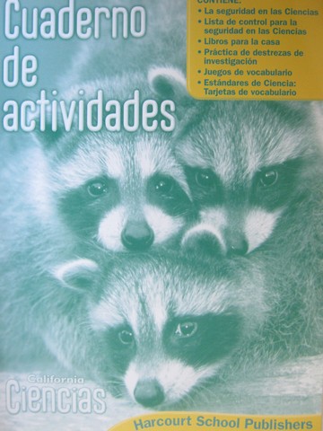 (image for) California Ciencias K Cuaderno de actividades (CA)(P)