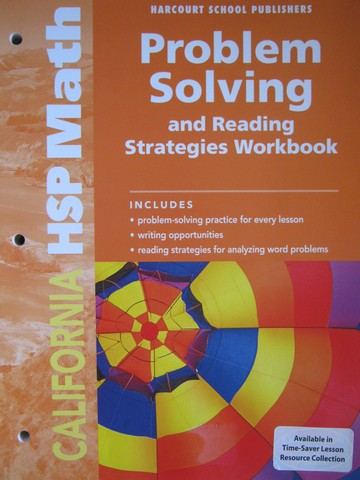 (image for) California HSP Math 5 Problem Solving & Reading (CA)(P)