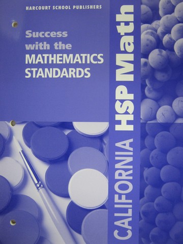 (image for) California HSP Math 1 Success with Mathematics Standards (CA)(P)