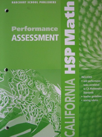 (image for) California HSP Math 2 Performance Assessment (CA)(P)