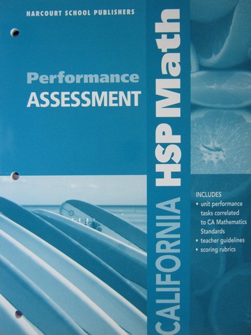 (image for) California HSP Math 3 Performance Assessment (CA)(P)