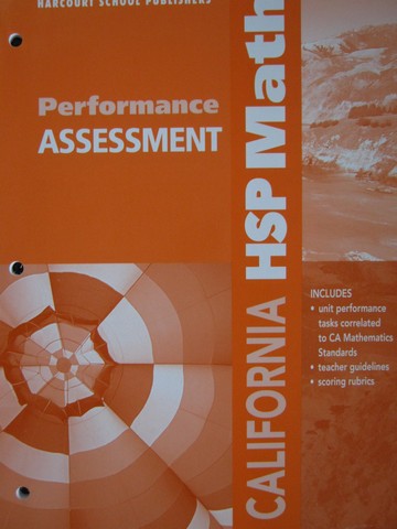 (image for) California HSP Math 5 Performance Assessment (CA)(P)