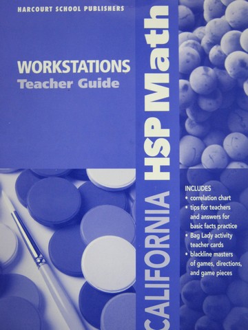 (image for) California HSP Math 1 Workstations TG (CA)(TE)(P)