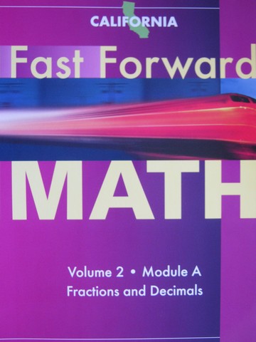 (image for) Fast Forward Math Volume 2 Module A (CA)(P) by Tom Roby