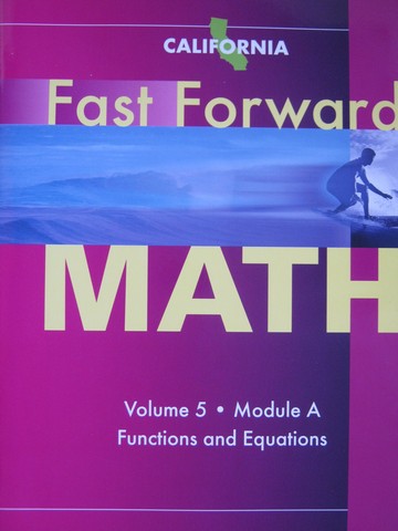 (image for) Fast Forward Math Volume 5 Module A (CA)(P) by Tom Roby