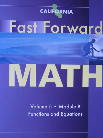 (image for) Fast Forward Math Volume 5 Module B (CA)(P) by Tom Roby