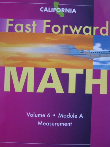 (image for) Fast Forward Math Volume 6 Module A (CA)(P) by Tom Roby