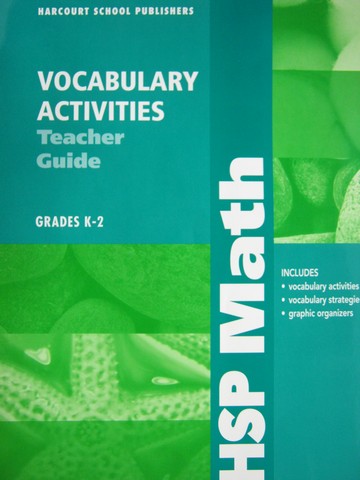 (image for) HSP Math 1 Vocabulary Kit (TE)(Pk)