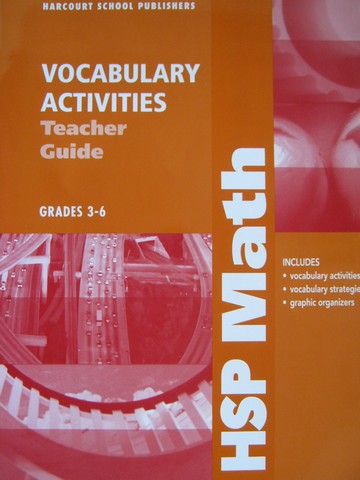 (image for) HSP Math 3-6 Vocabulary Activities TG (TE)(P)