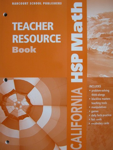 (image for) California HSP Math 5 Teacher Resource Book (CA)(TE)(P)