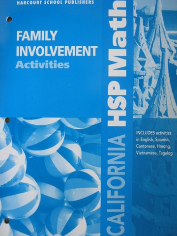 (image for) California HSP Math K Family Involvement Activities (CA)(P)