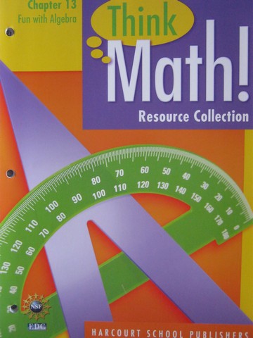 (image for) Think Math! Resource Collection 5 Chapter 13 (P)