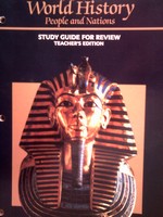 (image for) World History Study Guide for Review TE (TE)(P)