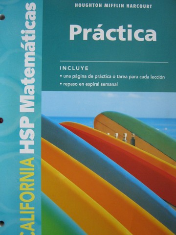 (image for) California HSP Matematicas 3 Practica (CA)(P)