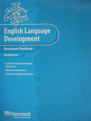 (image for) California Excursions K ELD Assessment Handbook (CA)(P)