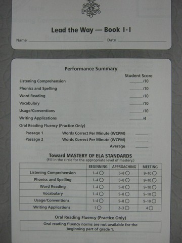 (image for) California Excursions 1 Book 1-1 Theme Progress-Monitoring (P)