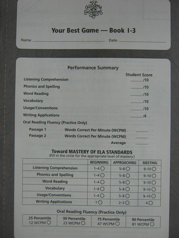 (image for) California Excursions 1 Book 1-3 Theme Progress-Monitoring (P)