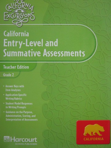 (image for) California Excursions 2 Entry-Level & Summative (CA)(TE)(P)
