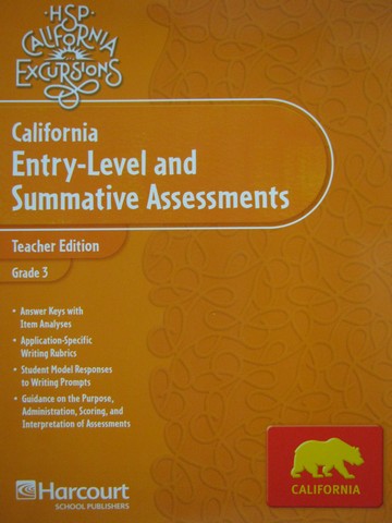 (image for) California Excursions 3 Entry-Level & Summative (CA)(TE)(P)