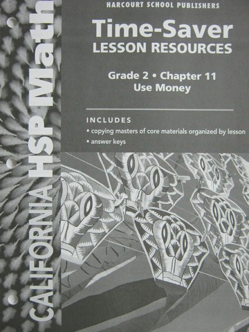 (image for) California HSP Math 2 Chapter 11 Time-Saver Lesson (CA)(P)