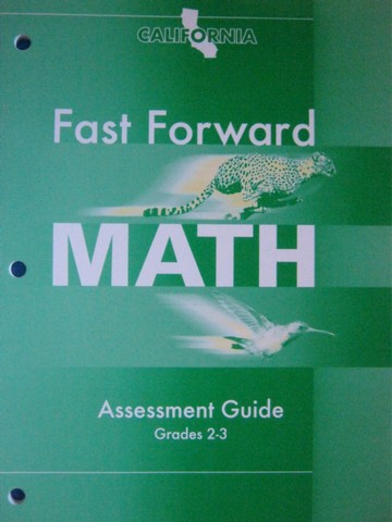 (image for) Fast Forward Math 2-3 Assessment Guide (CA)(P)
