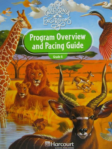 (image for) California Excursions 6 Program Overview & (CA)(TE)(Spiral)
