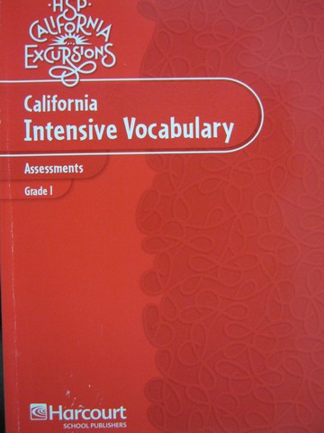 (image for) California Excursions 1 Intensive Vocabulary Assessments (CA)(P)