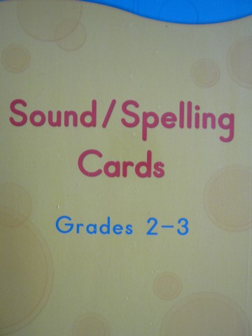 (image for) California Excursions Grades 2-3 Sound Spelling Cards (Pk)
