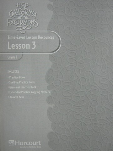 (image for) California Excursions 1 Time-Saver Lesson Resources 3 (CA)(P)