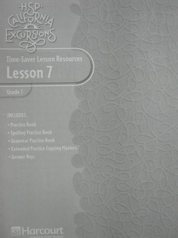 (image for) California Excursions 1 Time-Saver Lesson Resources 7 (CA)(P)
