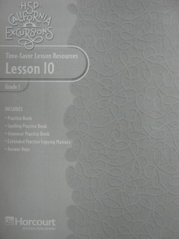 (image for) California Excursions 1 Time-Saver Lesson Resources 10 (CA)(P)