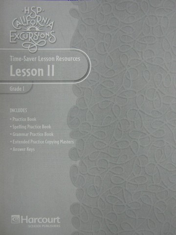 (image for) California Excursions 1 Time-Saver Lesson Resources 11 (CA)(P)