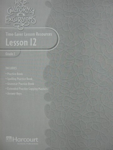 (image for) California Excursions 1 Time-Saver Lesson Resources 12 (CA)(P)