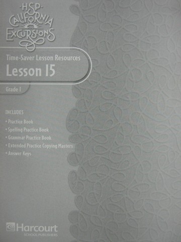 (image for) California Excursions 1 Time-Saver Lesson Resources 15 (CA)(P)