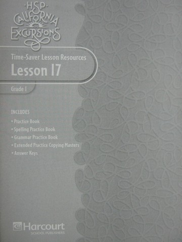 (image for) California Excursions 1 Time-Saver Lesson Resources 17 (CA)(P)