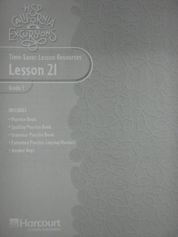 (image for) California Excursions 1 Time-Saver Lesson Resources 21 (CA)(P)
