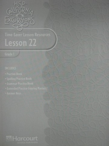(image for) California Excursions 1 Time-Saver Lesson Resources 22 (CA)(P)