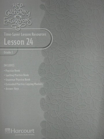 (image for) California Excursions 1 Time-Saver Lesson Resources 24 (CA)(P)