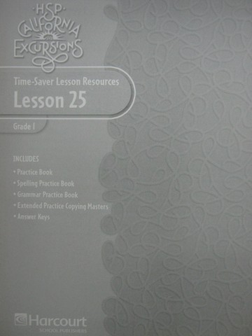 (image for) California Excursions 1 Time-Saver Lesson Resources 25 (CA)(P)