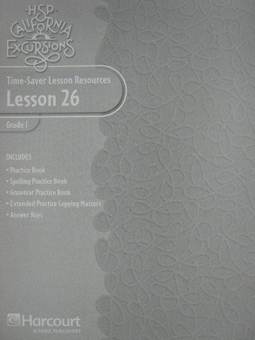 (image for) California Excursions 1 Time-Saver Lesson Resources 26 (CA)(P)