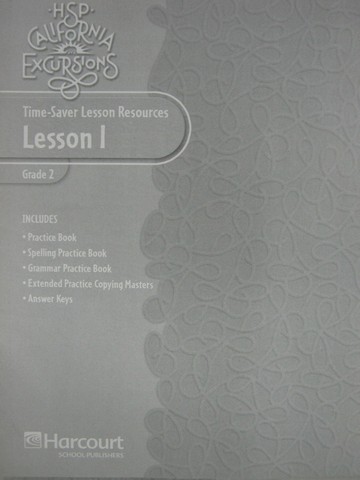 (image for) California Excursions 2 Time-Saver Lesson Resources 1 (CA)(P)