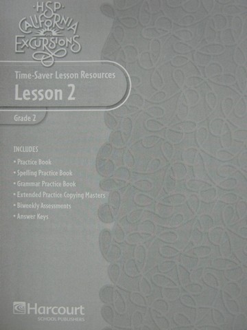 (image for) HSP California Excursions 2 Time-Saver Lesson Resources 2 (P)