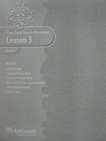 (image for) HSP California Excursions 2 Time-Saver Lesson Resources 3 (P)