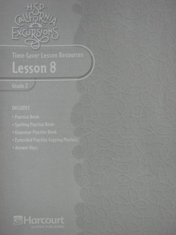 (image for) California Excursions 2 Time-Saver Lesson Resources 8 (CA)(P)