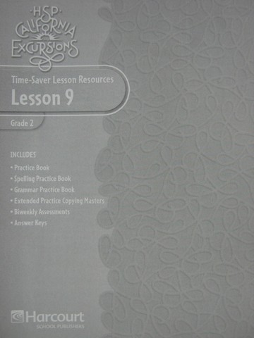 (image for) HSP California Excursions 2 Time-Saver Lesson Resources 9 (P)