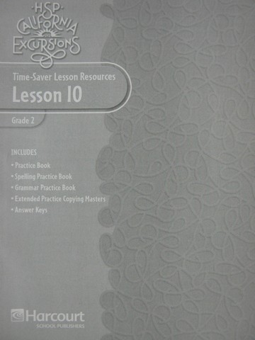 (image for) California Excursions 2 Time-Saver Lesson Resources 10 (CA)(P)